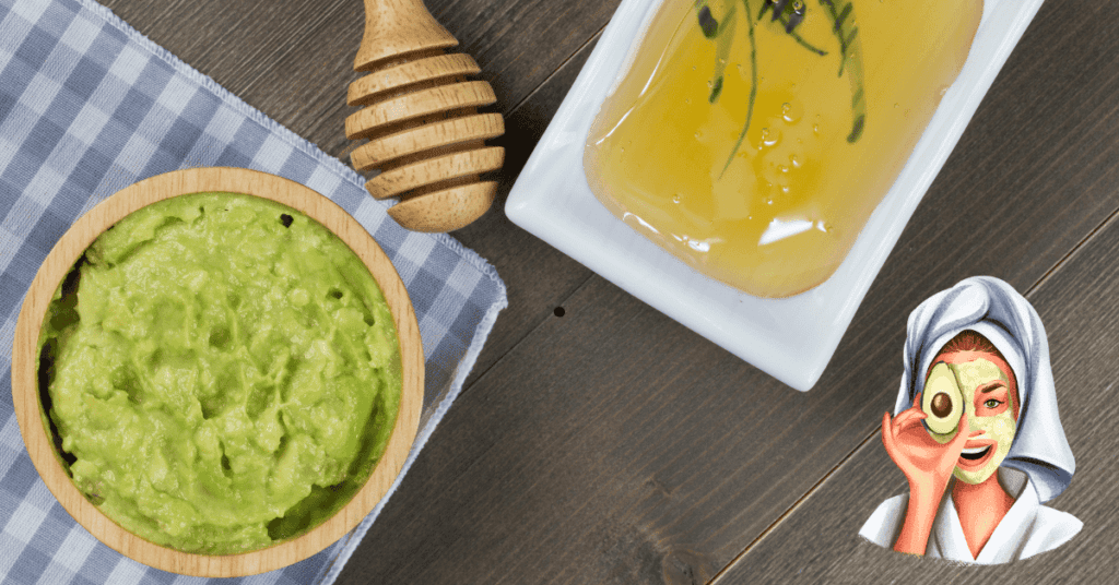 Avocado and Honey Hair Mask for skincare